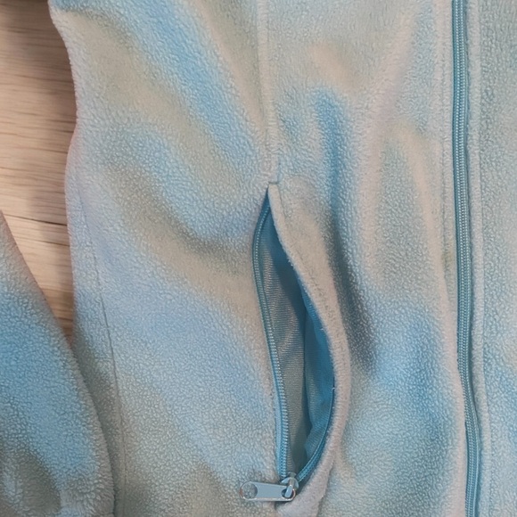 Columbia Aqua Blue Zip Front Jacket - Picture 10 of 15